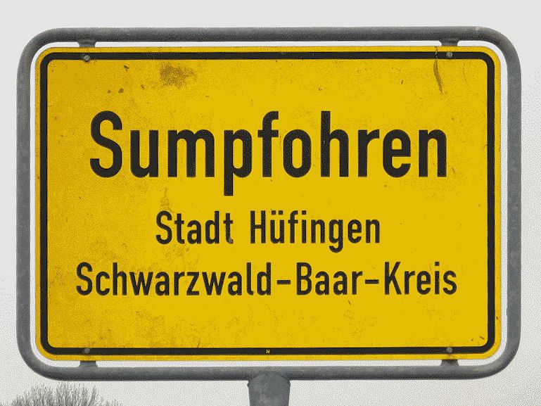 Ausfahrt nach Sumpfohren